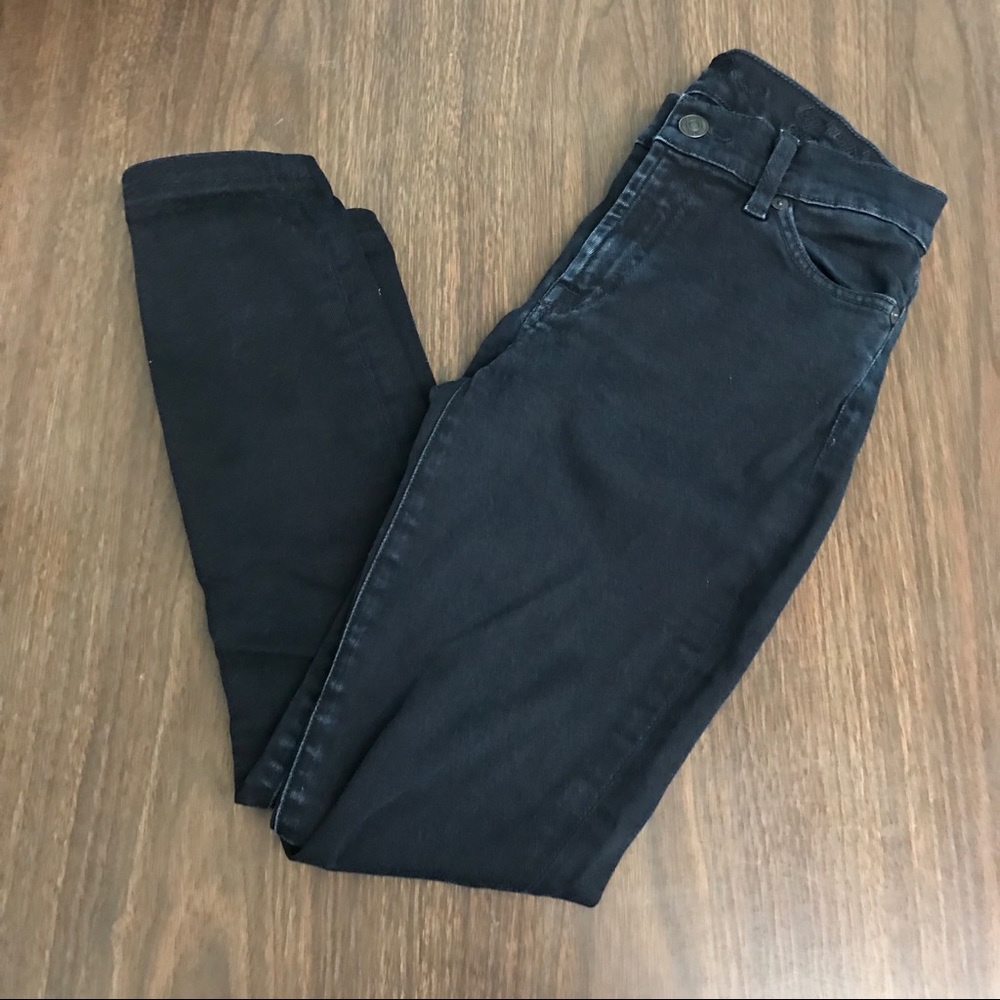 7FAM Dark Wash Jeans High Waist Gwenevere Size 26